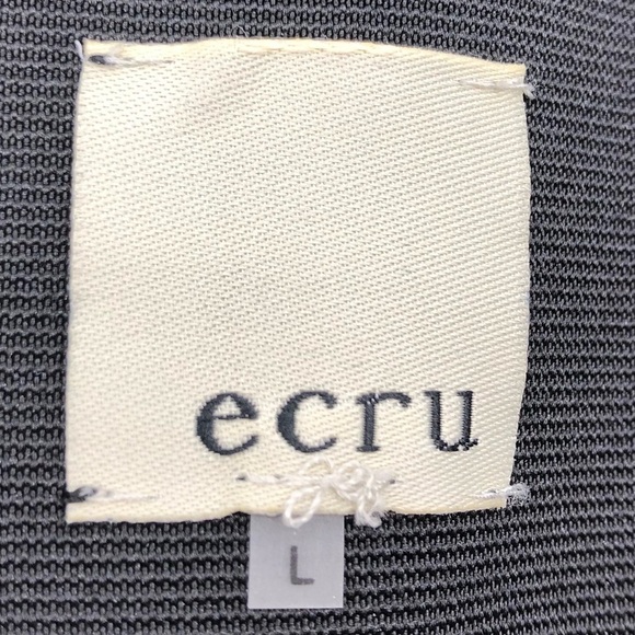 NEW ECRU May Boot Cut Pull On Stretch Pants in Black Ponte High Rise Size Large - Picture 4 of 9